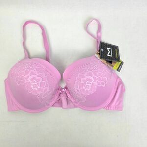 Maidenform Push Up Bra 36C Pink Lace NWT